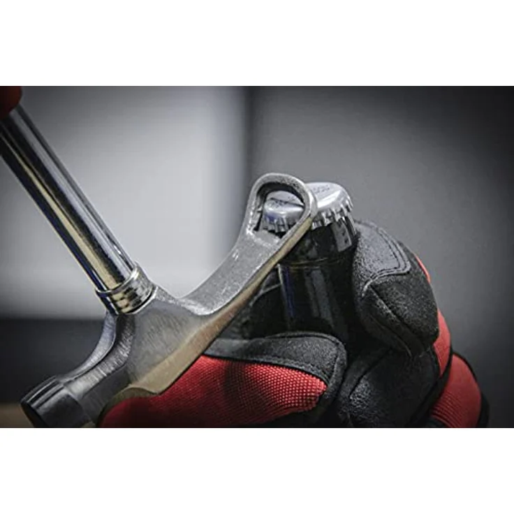 Kraftmann 9181 | Feierabend-Hammer | mit Flaschen-Öffner für Bier etc. | ergonomischer Griff – Bild 3