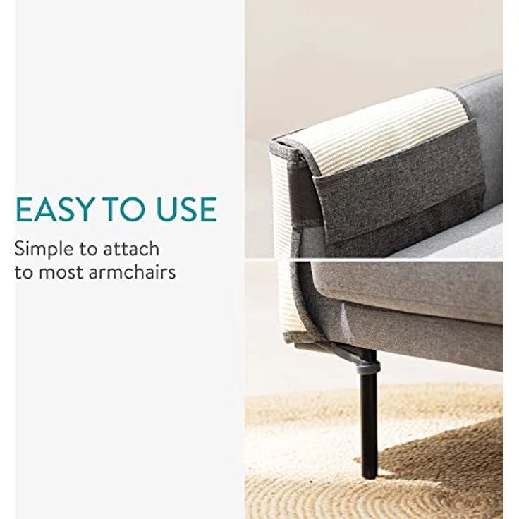 Navaris Katzen Kratzmatte Kratzschutz Sofa - Sisal Kratzteppich für Katze - Sessel Couch Katzenkratzmatte - auch für Hunde – Bild 3