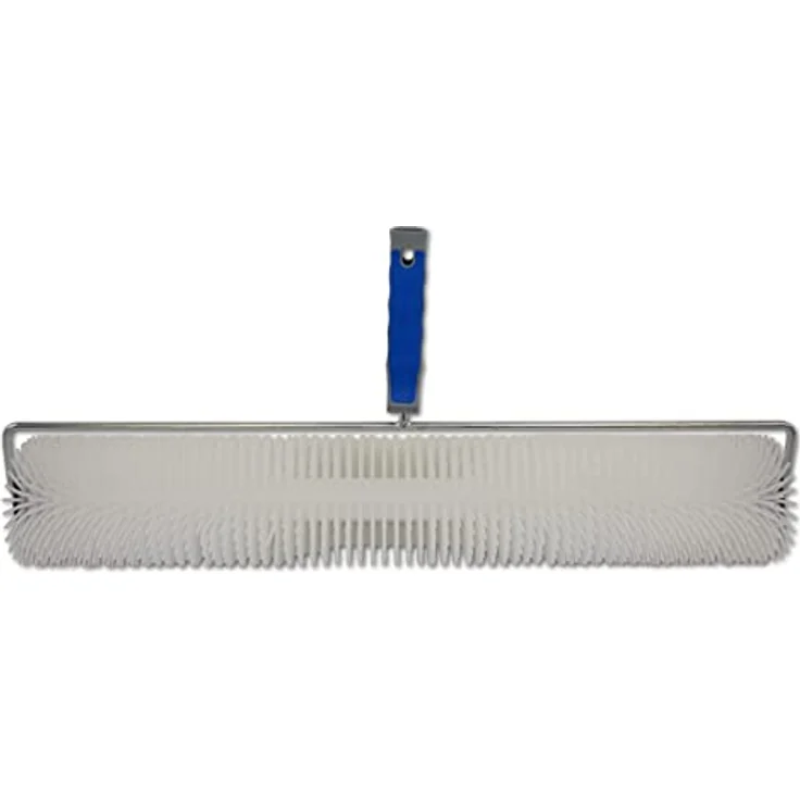 DEWEPRO Stachelwalze 70cm - Stachellänge 40mm - Stabiler Metallbügel und 2-K-Handgriff mit Stielaufnahme - Entlüftungsroller - Entlüfterrolle -Igelwalze - Betonentlüfterrolle in Profi-Qualität – Bild 2