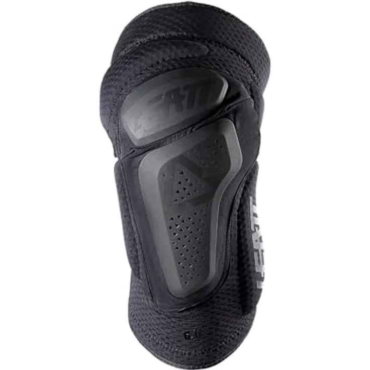 Leatt 3DF 6.0 Knee Guard, Knieprotektor mit Softprotektor und Hartschale, belüftetem AirFit Schaum und anti-rutsch Beinstraps – Bild 1