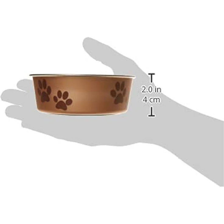 Trixie Edelstahlnapf mit Kunststoffmantel 0,3 l/ø 12 cm – Bild 4