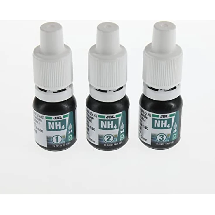 JBL Wassertest-Nachfüller, Für Süß-/Meerwasser-Aquarien und Teiche, ProAquaTest NH4 Ammonium Refill, 3 Stück – Bild 5