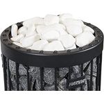 Harvia dekorative Saunasteine 10 kg Saunaofensteine 5 - 10 cm weiß rund