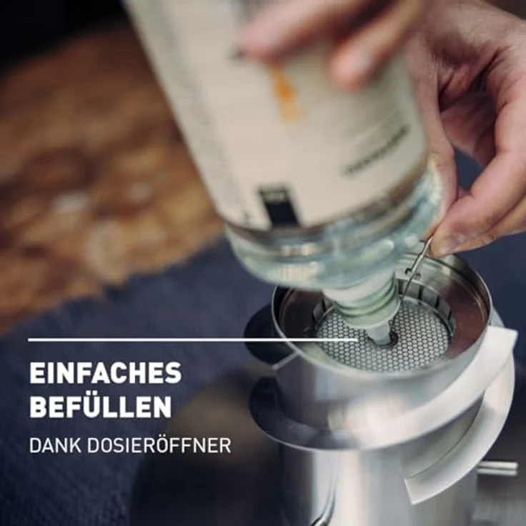 höfats - flüssig Bioethanol Spin 900 | 1200 - Rauch- und Rußfreies Ethanol - 6X 1 Liter Nachfüllflasche - Zubehör für Spin 900 & 1200 Tischfeuer, Tischkamin und Bio-Burner für Indoor und Outdoor – Bild 5