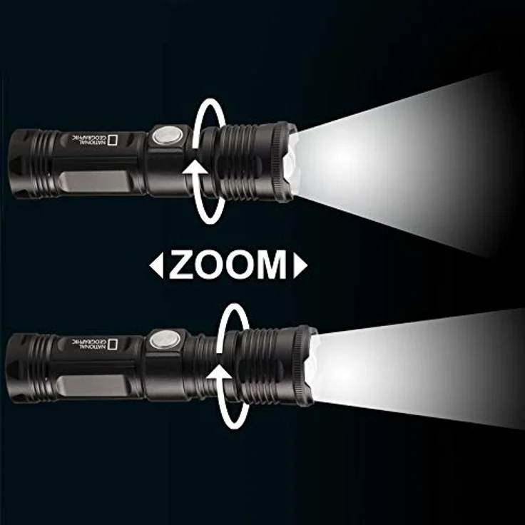 National Geographic LED Taschenlampe ILUMINOS 1000 LED Zoom Taschenlampe 1000 Lumen – Bild 5