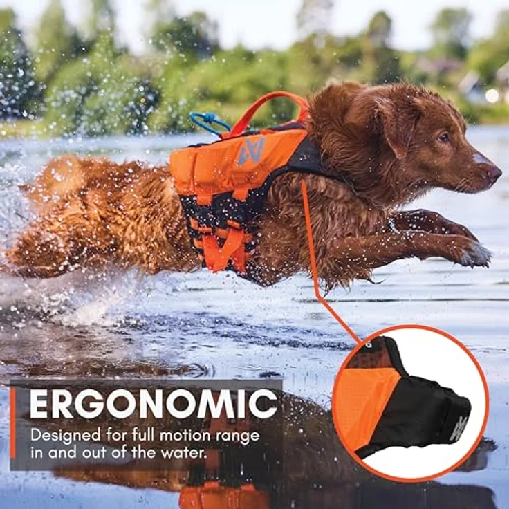 Non-Stop Dogwear Protector Life Jacket (2), Hundeschwimmweste mit atmungsaktiver Konstruktion und optimalem Auftrieb, Schwarz – Bild 6