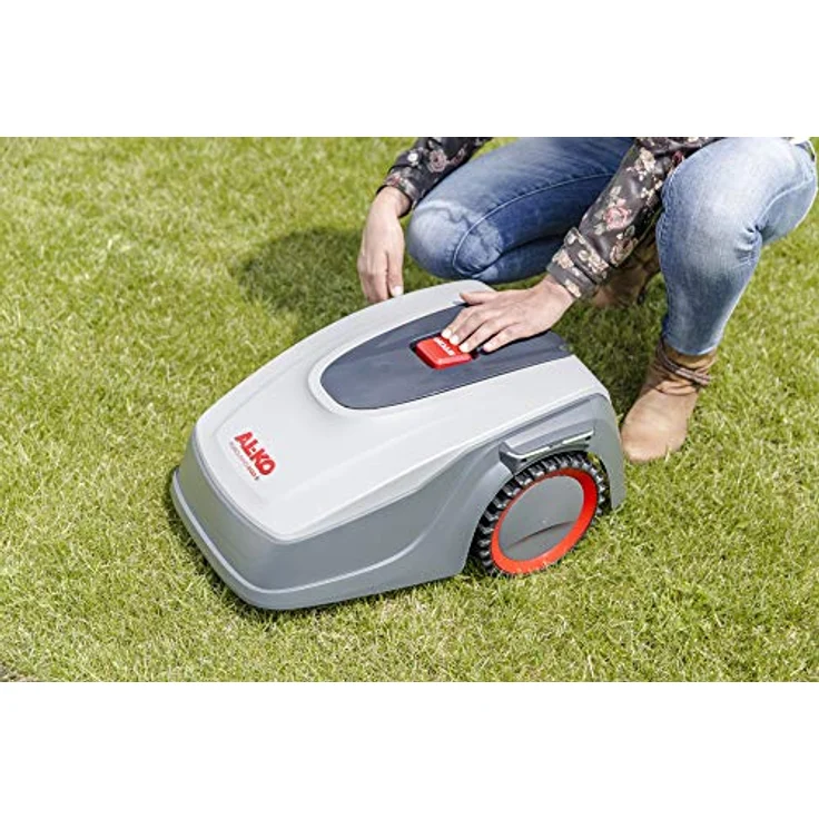 AL-KO Mähroboter Robolinho 500 W, 20 cm Schnittbreite, Li-Ion Akku - 2,5 Ah-max. 20 V, Rasenflächen bis 500 m², Steigfähigkeit bis 45 %, leise 60 dB- A, mit Smartphone bedienbar – Bild 5