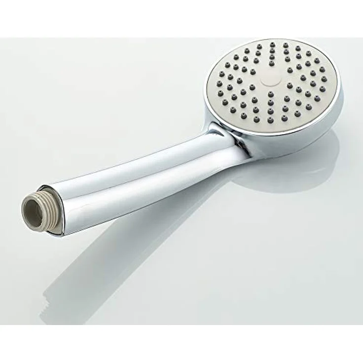 IBERGRIF M12050 M12050-Roma, Einhand Duscharmatur Set, Brausebatterie mit Duschkopf, Duschkopfhalter, und Brauseschlauch, Chrom, Silber – Bild 10