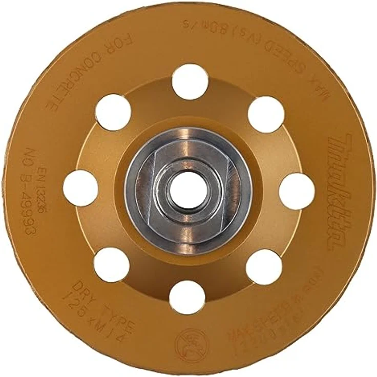 Makita Akku-Multifunktionswerkzeug Diamantschleifscheibe mit Dämpfung 125 mm, Turbosegment, Makita, Heimwerker und Handwerk – Bild 2