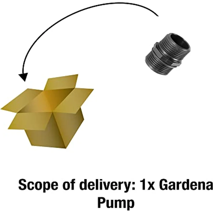 Gardena Pumpen-Anschlussstück 33.3 mm: Übergangsstück zum Anschluss von Pumpen an das Gardena Wasserschlauch-Stecksystem (1745-20) – Bild 5