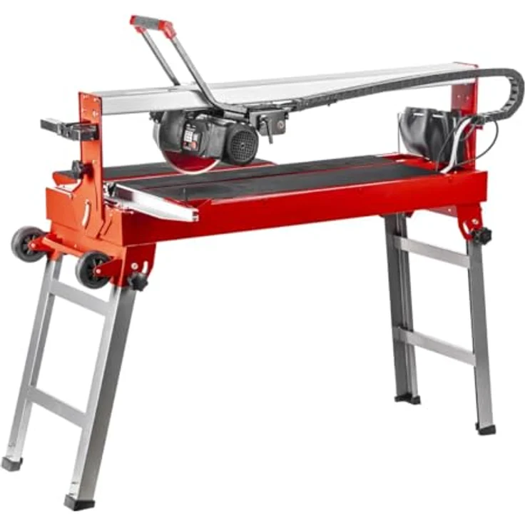 Dedra Fliesenschneidemaschine DED7818, 1200W, Schnittlänge 920 mm, Laserunterstützung, Eintauchfunktion, Nassbearbeitung, Stahl-Haupttisch 950x390 mm – Bild 3