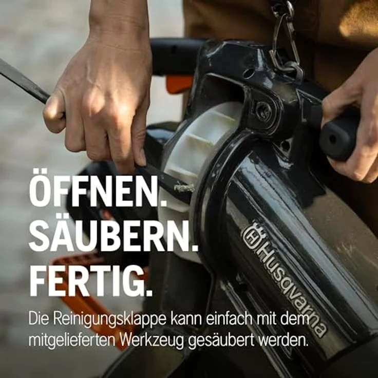 Husqvarna Aspire BVX-P4A, Akku-Laubbläser mit P4A 18-B72 Akku und P4A 18-C100 Ladegerät, bürstenloser Motor, stufenlose Geschwindigkeitsregelung, für kleinere Gärten – Bild 4