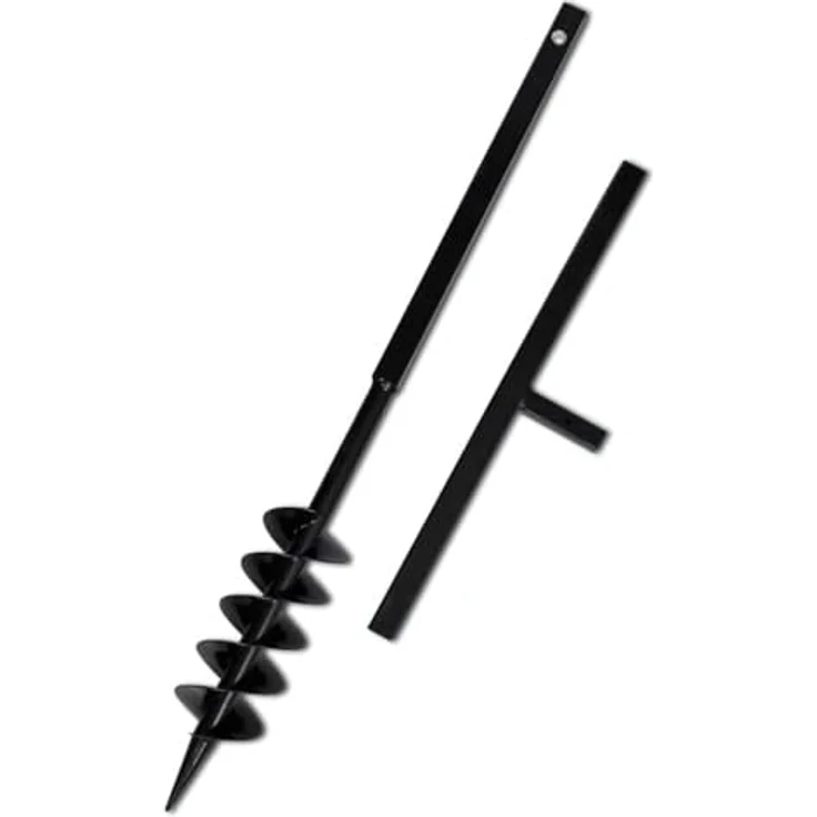 Erdbohrer mit Griff 100 mm Verlängerungsrohr 9 m – Bild 8