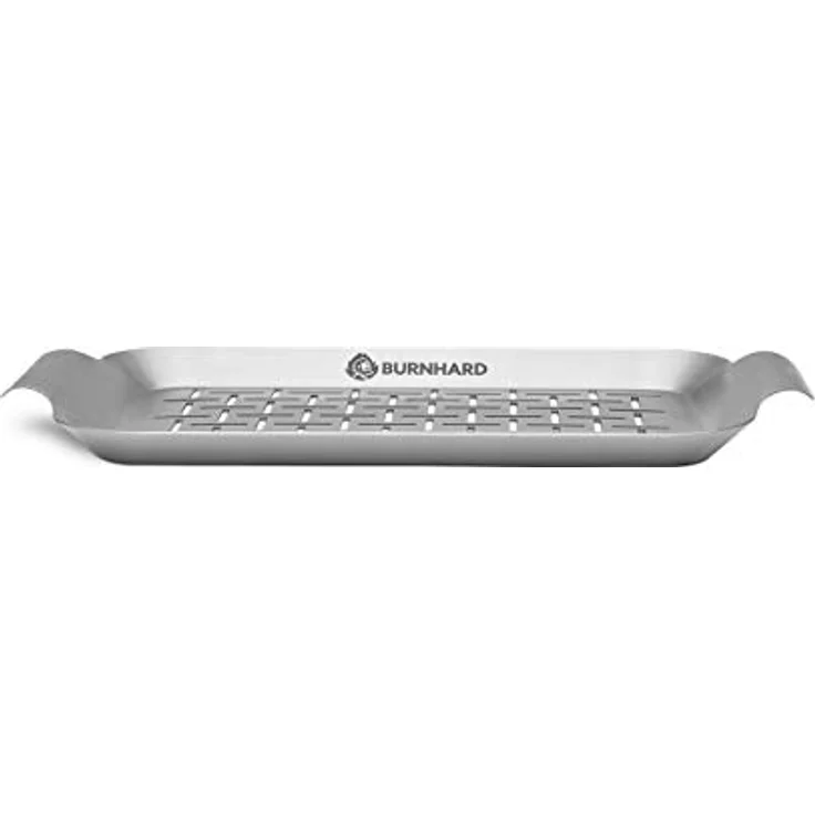Burnhard Edelstahl Grillschale klein 27,5 x 19 x 2 cm – Bild 3