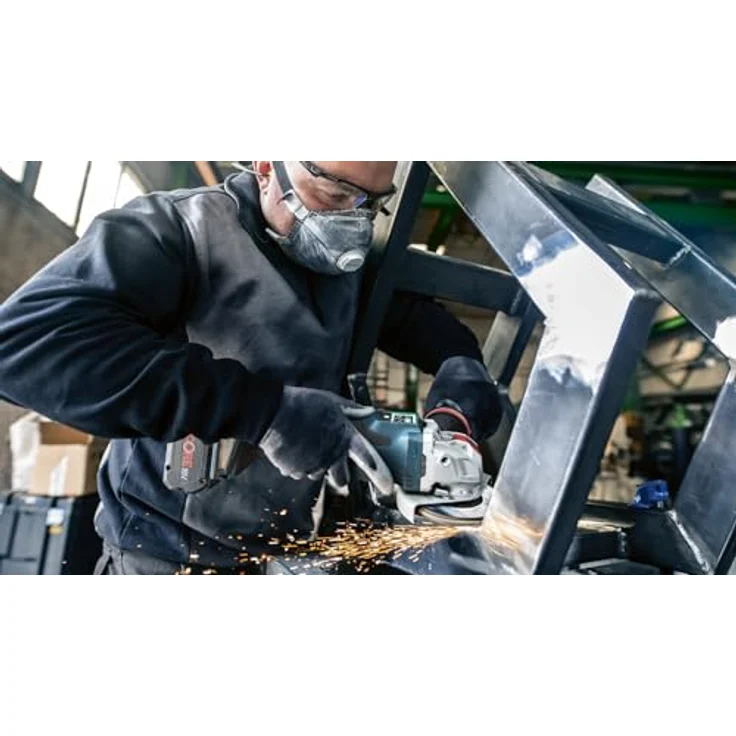 Bosch Accessories 2608621764 X-LOCK Fächerschleifscheibe, gewinkelte Ausführung Durchmesser 115mm 1St. – Bild 6