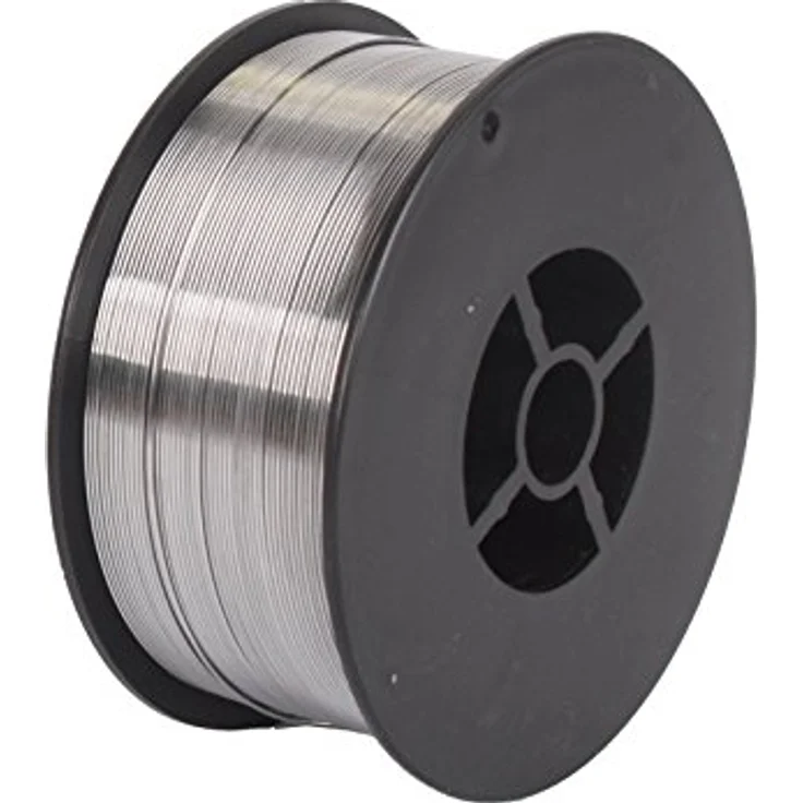 WELDINGER Edelstahl Fülldraht 0,8 mm, 1 kg Kleinrolle D100, selbstschützend für MIG/MAG-Schweißen ohne Schutzgas – Bild 1