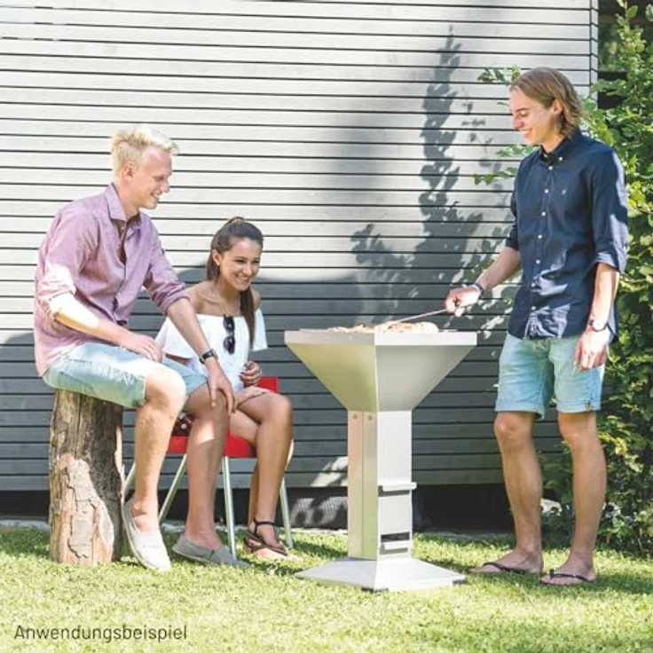 THÜROS T3 Direkt Plus Holzkohlegrill Edelstahl – Bild 4