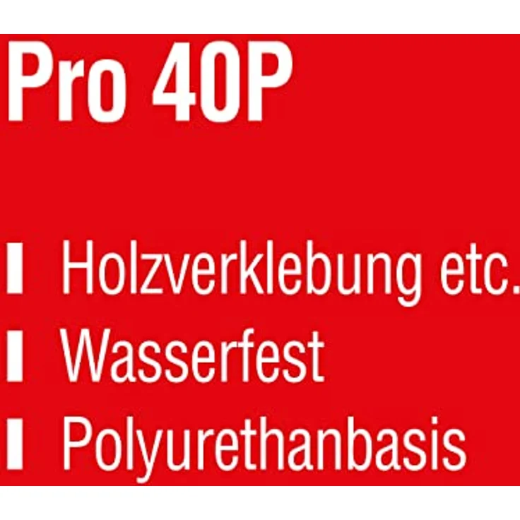 Soudal Pro 40P, Holzleim, D4, 750g, Flasche – Bild 3