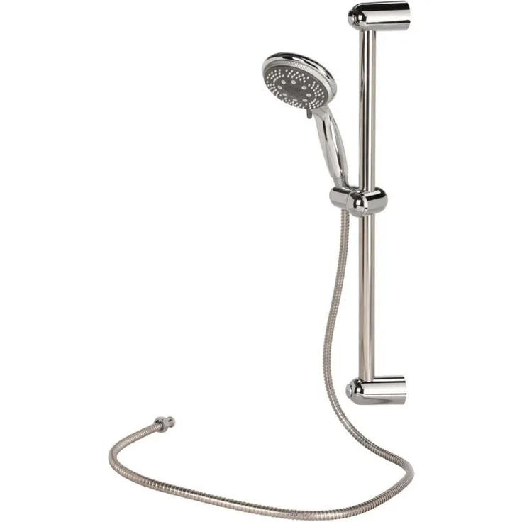 Bathroom Solutions Regenduschkopf Duschkopf mit 5 Funktionen 11,5 cm, Chrom