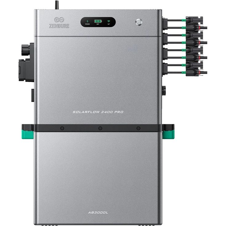 ZENDURE SuperCharged SolarFlow 2400 Pro, Balkonkraftwerk mit bidirektionalem AC-Ausgang bis 2400W und 1 AB3000L Batterie, 2880 Wh