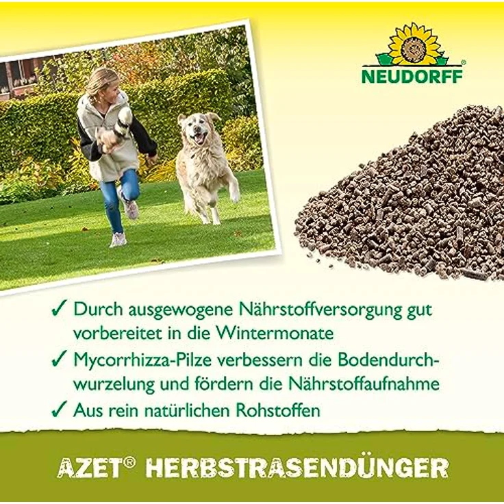 Neudorff Azet Herbst Rasen Dünger 10kg – Bild 4