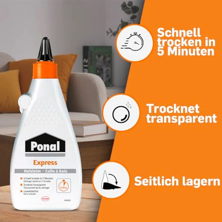 Ponal express Holzleim - 550g - Preisvergleich – Bild 3