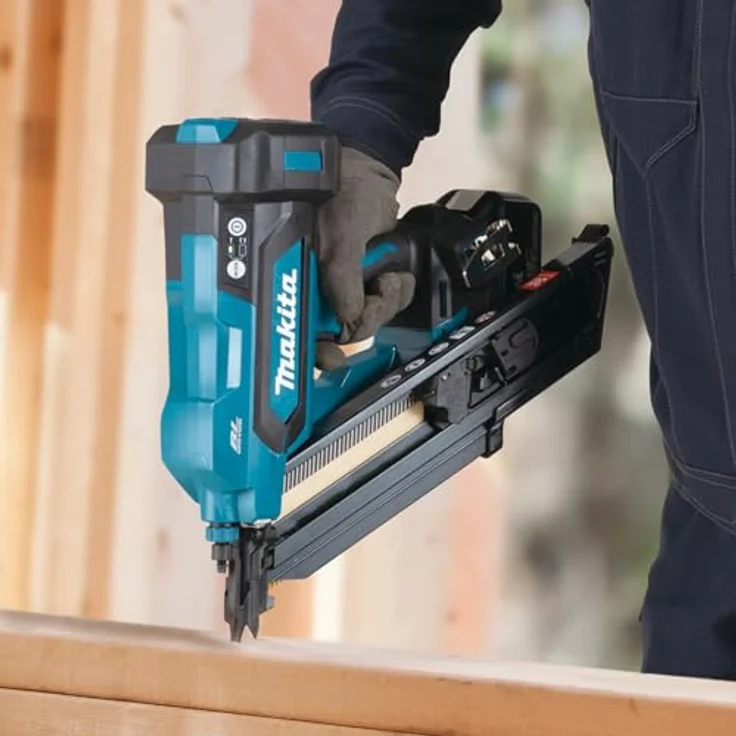 Makita Akku-Streifennagler DBN900ZK, 18V, D-Kopf Nägel 50-90 mm, wartungsfrei, umschaltbar von Einzel- auf Serienauslösung – Bild 3