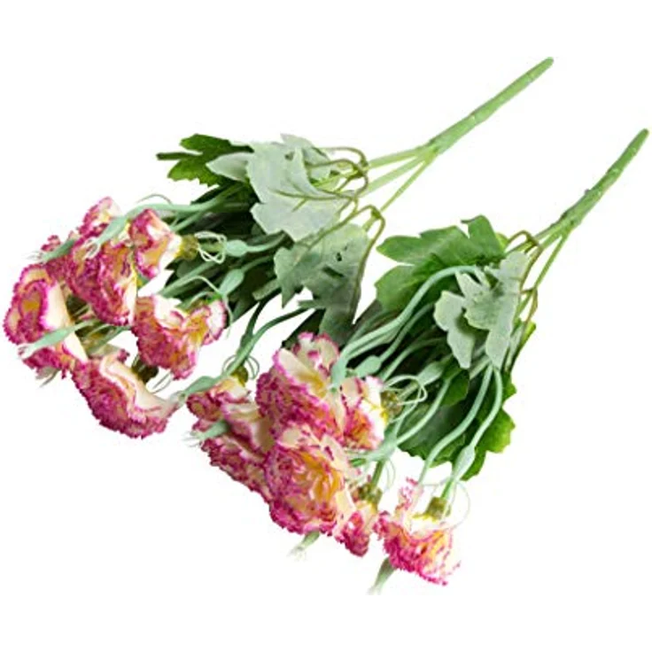 Botanic-Haus Kunstblume Nelkenbusch, 2er Set, Höhe 35 cm, ideal für dekorative Arrangements ohne Pflegebedarf – Bild 1