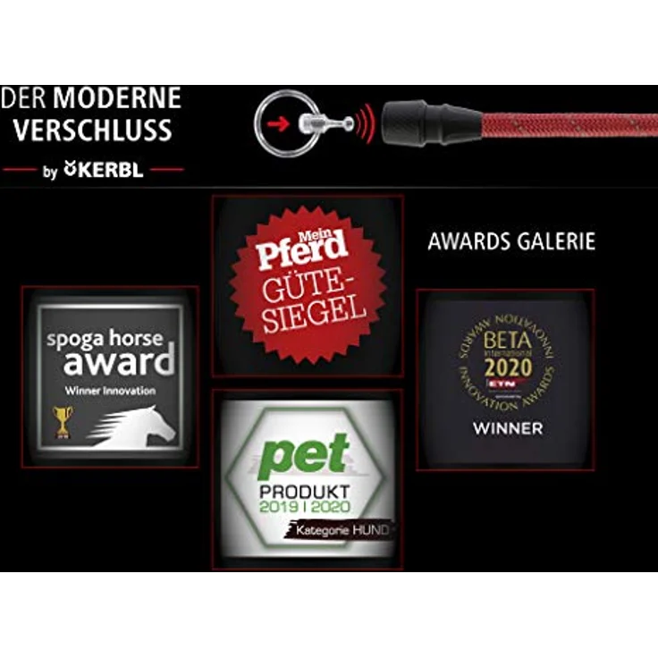 GOLEYGO Hundeleine Vegas, Braun, Echtes Leder, Größe M 1,05-1,65m, Sicherer Magnetverschluss, Inkl. Adapter-Pin, Hundeleine für kleine Hunde bis 60kg, Maximale Belastung 200kg – Bild 5