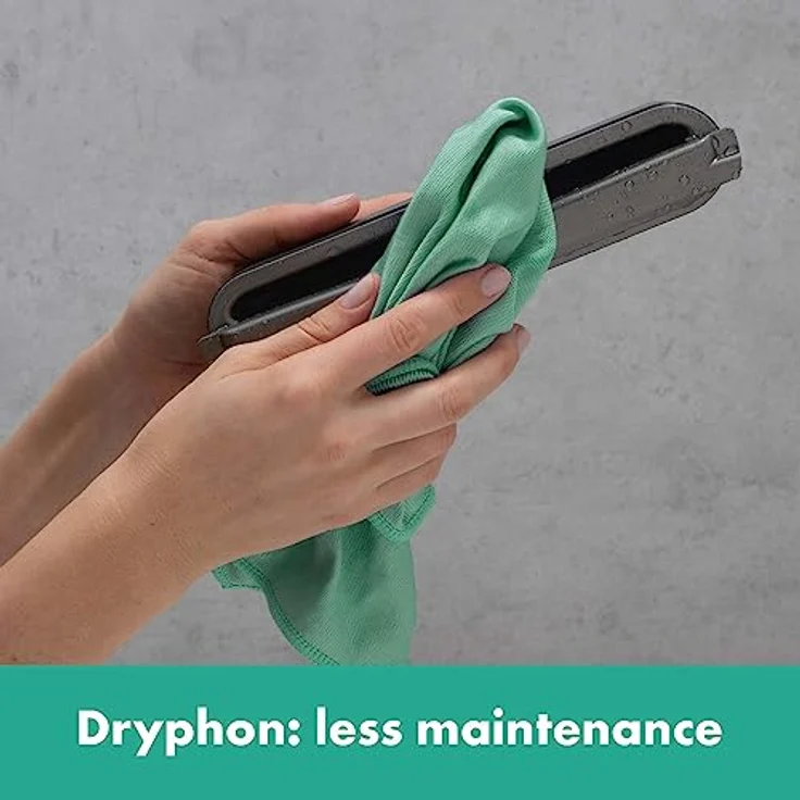 hansgrohe Fertigset Duschrinne RainDrain Rock, befliesbare Abflussrinne 600mm, Edelstahl, kürzbar, mit Dryphon Siphonlösung – Bild 3