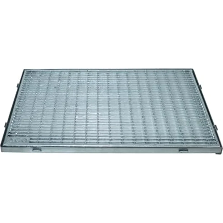 ACO Schuhabstreifer Gitterrost mit Zarge MW 30/10, 60 x 40 cm, feuerverzinkter Stahl, robust und begehbar – Bild 2