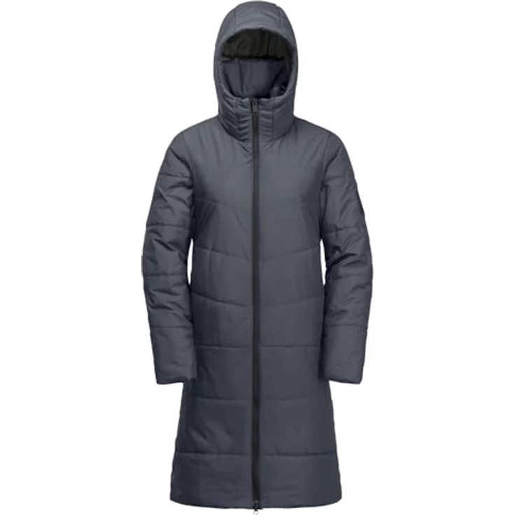 Jack Wolfskin Deutzer Coat W (M), Wintermantel für Damen mit Primaloft® Füllung, winddicht und atmungsaktiv, blau, M – Bild 7