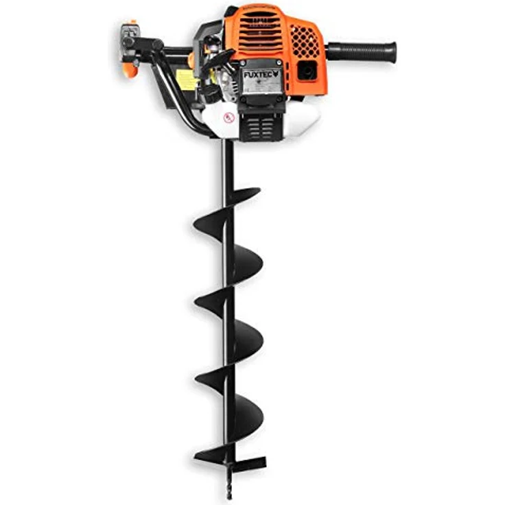 FUXTEC Erdbohrer FX-EB162, mit 100/150/200mm Bohrer, Easy Starter und innovativem Ölkontrollfenster, grün – Bild 5