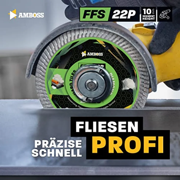Amboss FFS 22P Diamant Trennscheibe 200 x 1.9 x 25.4 – Bild 3