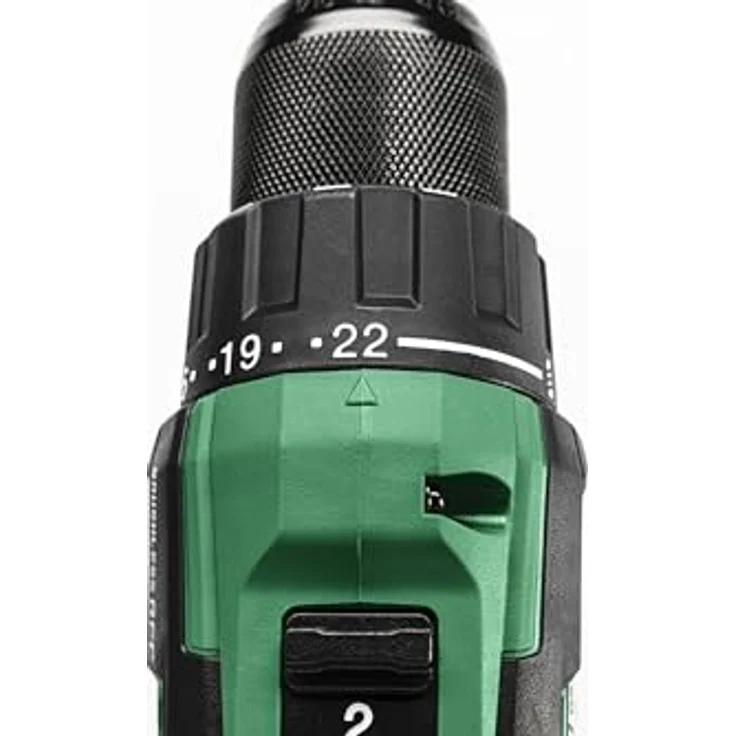 Hikoki Akku-Bohrschrauber DS18DE (Basic), Brushless Motor, 22-fach verstellbares Drehmoment, 13 mm Metall-Schnellspannbohrfutter, automatisierte Spindelarretierung, ohne Akku und Ladegerät, Kartonverpackung – Bild 6