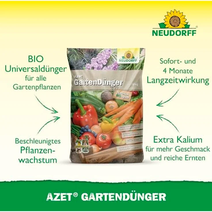 Neudorff Azet GartenDünger 10 kg – Bild 2