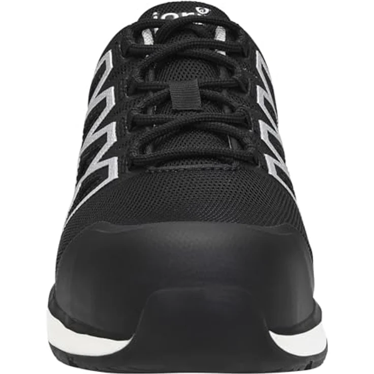 Jori jo_SWIFT Air black Low ESD S1P Sicherheitsschuh, atmungsaktives Textilmaterial, gepolsterte Lasche, ganzflächige ESD-Einlegesohle, Gummi/PU-Sohle, EN ISO 20345 S1P HRO/SRC – Bild 4