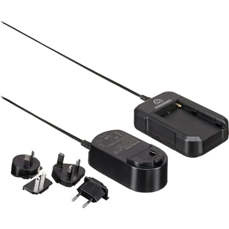 ATOMOS Fast Battery Charger & Power Supply, Schnellladegerät für NP-F Akkus, universelle Eingangsspannung, inklusive Netzteil, kompatibel mit Ninja, Shinobi und Shogun