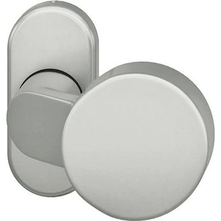 Magni PT-Türknopf, Türgriff + Türgarnitur, oval, Aluminium F1, Modell 07 0809