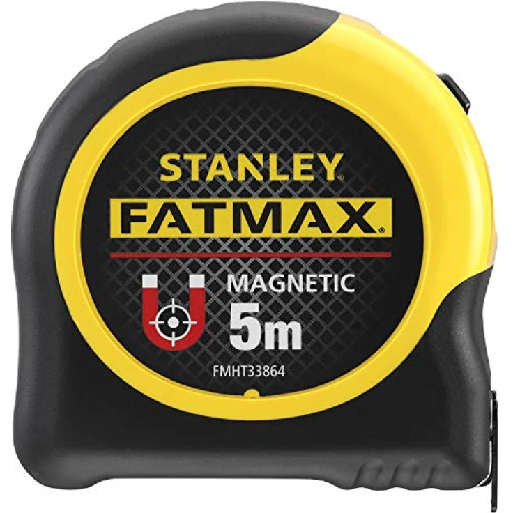 Stanley FatMax Bandmaß Blade Armor, Magnethaken (5 m Länge, Feststeller, automatischer Rücklauf, Gürtelclip) FMHT0-33864 – Bild 3