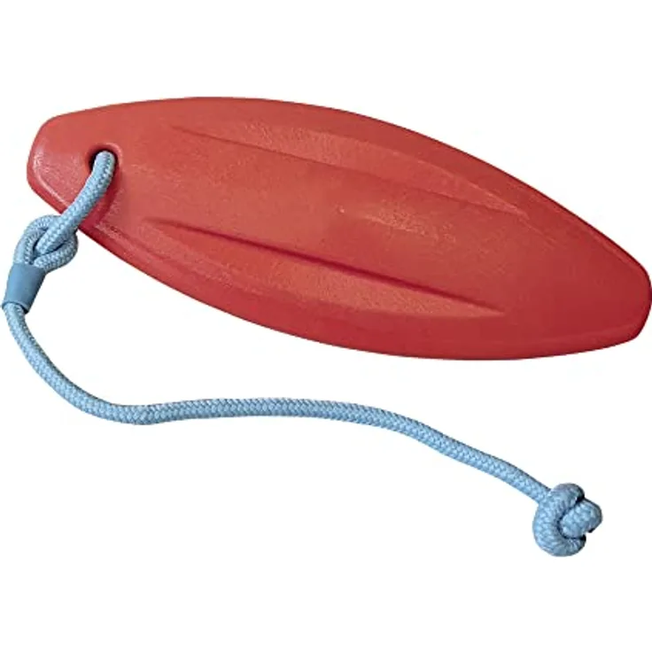 Nobby TPR Lifeboard mit Seil, 26 cm, 1 Stück - Schwimmfähiges Tierspielzeug aus TPR und TPR Schaum
