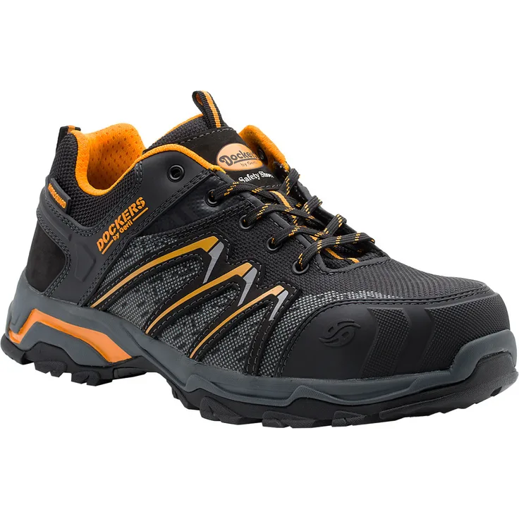 Dockers Sprinter Low S3, Sicherheitsschuh in schwarz mit hohem Komfort für anspruchsvolle Arbeitstage