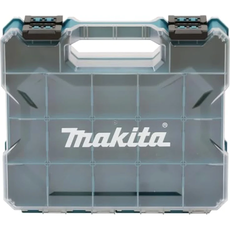 Makita E-26870 Doppelseitiger Werkzeug-Organizer mit klarem Deckeldesign für einfache Sichtbarkeit des Inhalts – Bild 1