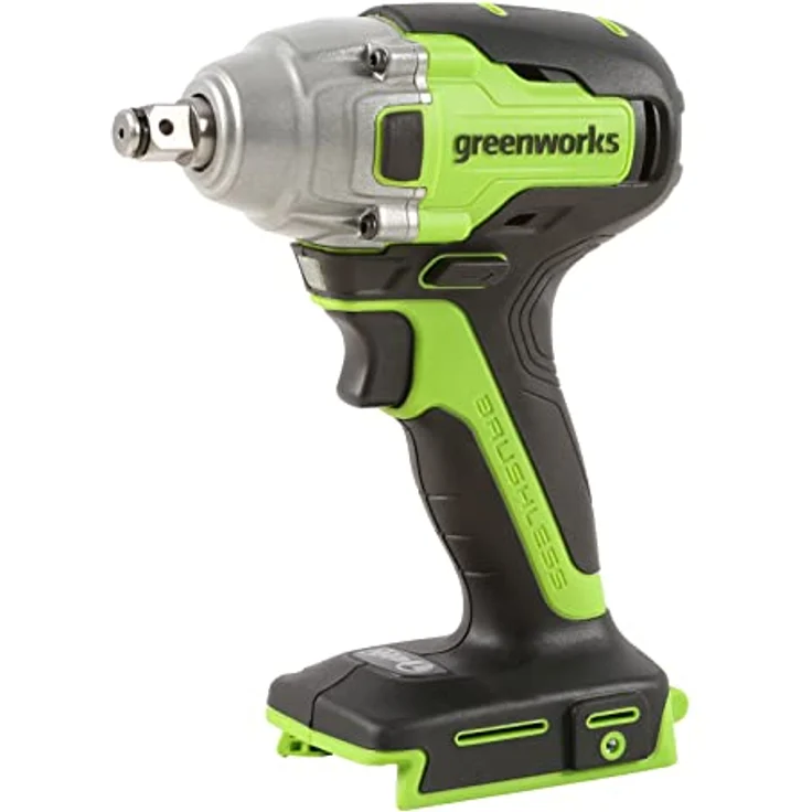 Greenworks Akku-Schlagschrauber Li-Ion 24V 400 Nm Drehmoment 2800 Umdrehungen 2 Zoll-Steckschlüssel – Bild 2