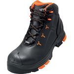 Uvex 2 Arbeitsschuhe - Sicherheitsstiefel S3 SRC ESD - Orange-Schwarz, Größe:35