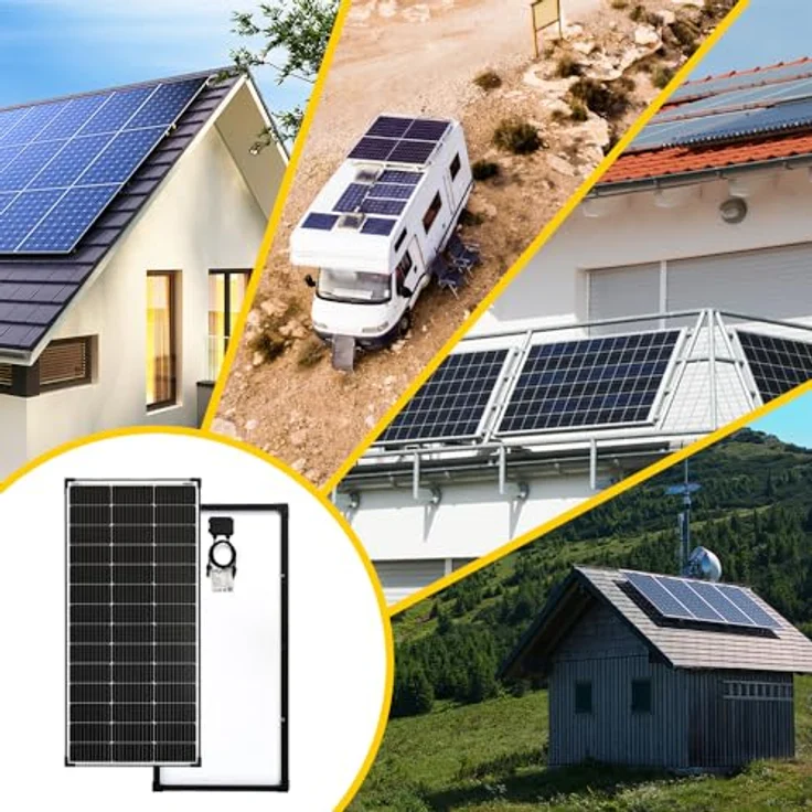 offgridtec MONO-150 V2 Solarmodul, 150 W, monokristallin, 23V, schwarzer Rahmen, 2 Bypass Dioden – Bild 4