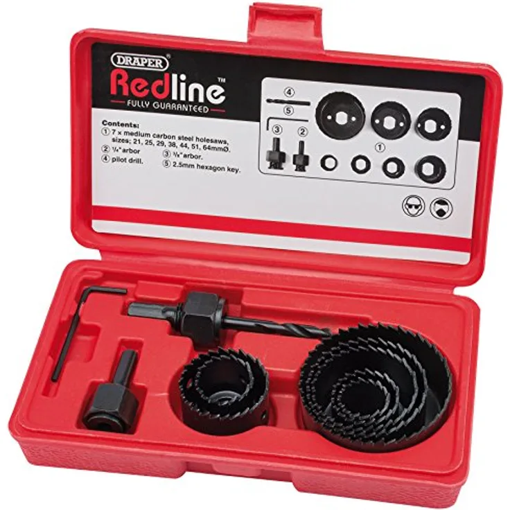 Draper Redline 68470 Lochsägen-Set (11-teilig)