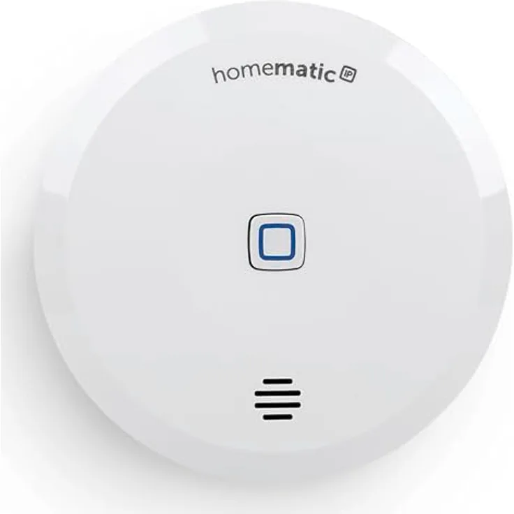 Homematic IP Smart Home Wassersensor 160017A0, zuverlässiger Wassermelder mit Sirenenalarm und Push-Benachrichtigung, batteriebetriebene Sicherheit für innen und außen