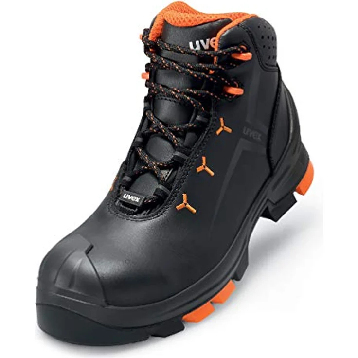 Uvex 2 6503240 Sicherheitsstiefel S3 Größe: 40 Schwarz, Orange 1 Paar – Bild 1