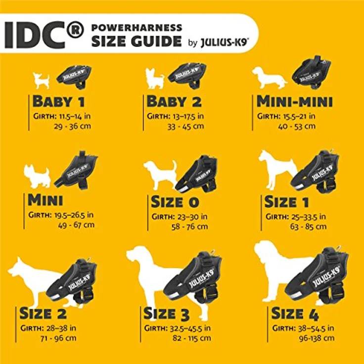 Julius-K9® IDC Powergeschirr Baby & Mini rot Mini-Mini (S) – Bild 4